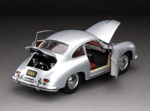 1:18 1957 Porsche 356A 1500 GS Carrera GT – Silver Metallic