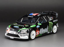 Load image into Gallery viewer, [Pre-Order] 1:18 Ford Focus RS - Ken Block – 2010 Rallyday show at Castle Coombe Circuit
