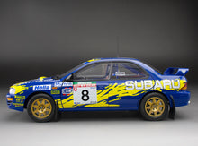 Load image into Gallery viewer, 1:18 Subaru Impreza 555 – #8 P.Bourne/C.Vincent – Rally of New Zealand 1997

