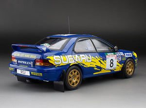 1:18 Subaru Impreza 555 – #8 P.Bourne/C.Vincent – Rally of New Zealand 1997