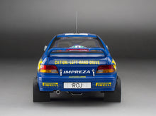 Load image into Gallery viewer, 1:18 Subaru Impreza 555 – #8 P.Bourne/C.Vincent – Rally of New Zealand 1997
