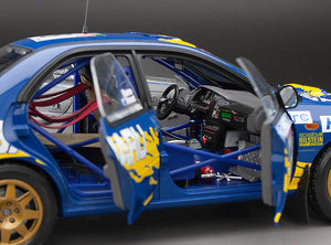 1:18 Subaru Impreza 555 – #8 P.Bourne/C.Vincent – Rally of New Zealand 1997
