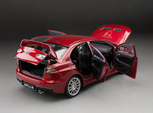 Load image into Gallery viewer, 1:18 Mitsubishi Lancer Evolution X – Red Metallic
