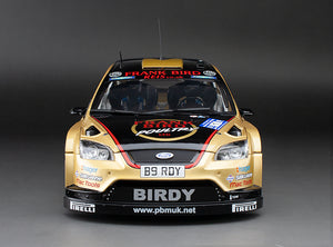 1:18 Wyedean Forest 2015 Rally Winner #1 P.Bird/A.Davies Ford Focus RS WRC08