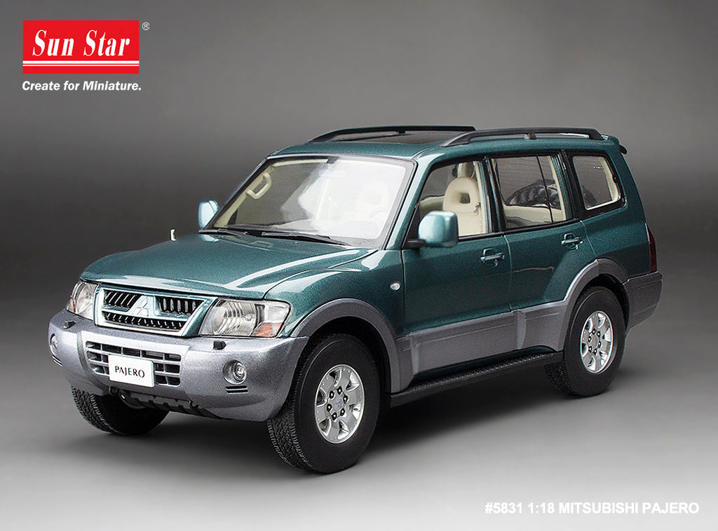 1:18 Mitsubishi Pajero V73 - Green Metallic – Exclusive Collectables