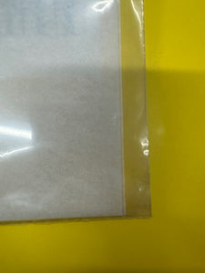 Polystyrene Sheet - #9005 Clear - .005" Thick (0.13mm) 3 sheets