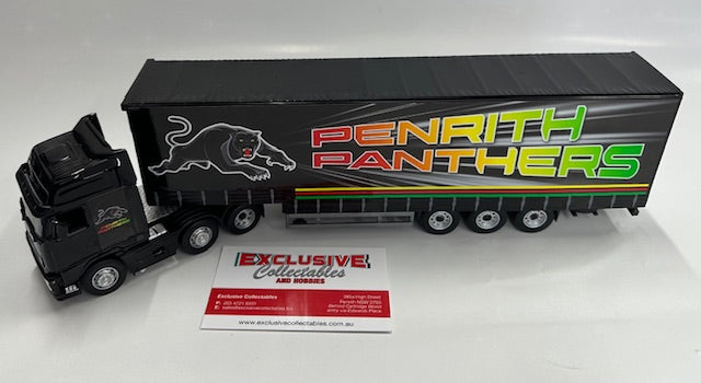 1:50 Volvo Prime mover & Curtain Side Trailer (Panthers)