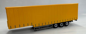 1:50 Volvo Prime mover & Curtain Side Trailer (Yellow)