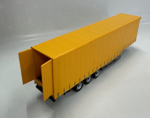 1:50 Volvo Prime mover & Curtain Side Trailer (Yellow)