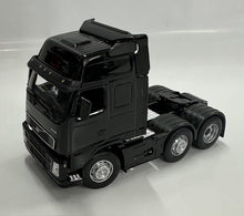 Load image into Gallery viewer, 1:50 Volvo Prime mover &amp; Curtain Side Trailer (Black)
