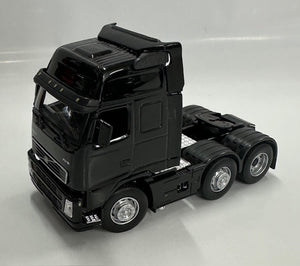 1:50 Volvo Prime mover & Curtain Side Trailer (Black)