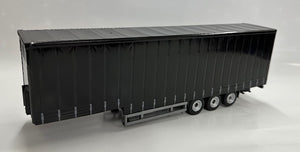 1:50 Volvo Prime mover & Curtain Side Trailer (Black)