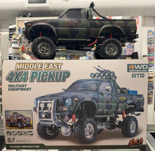 Load image into Gallery viewer, 1:10 4WD Off-Road Middle East 4x4 Pick Up - Army Camouflage
