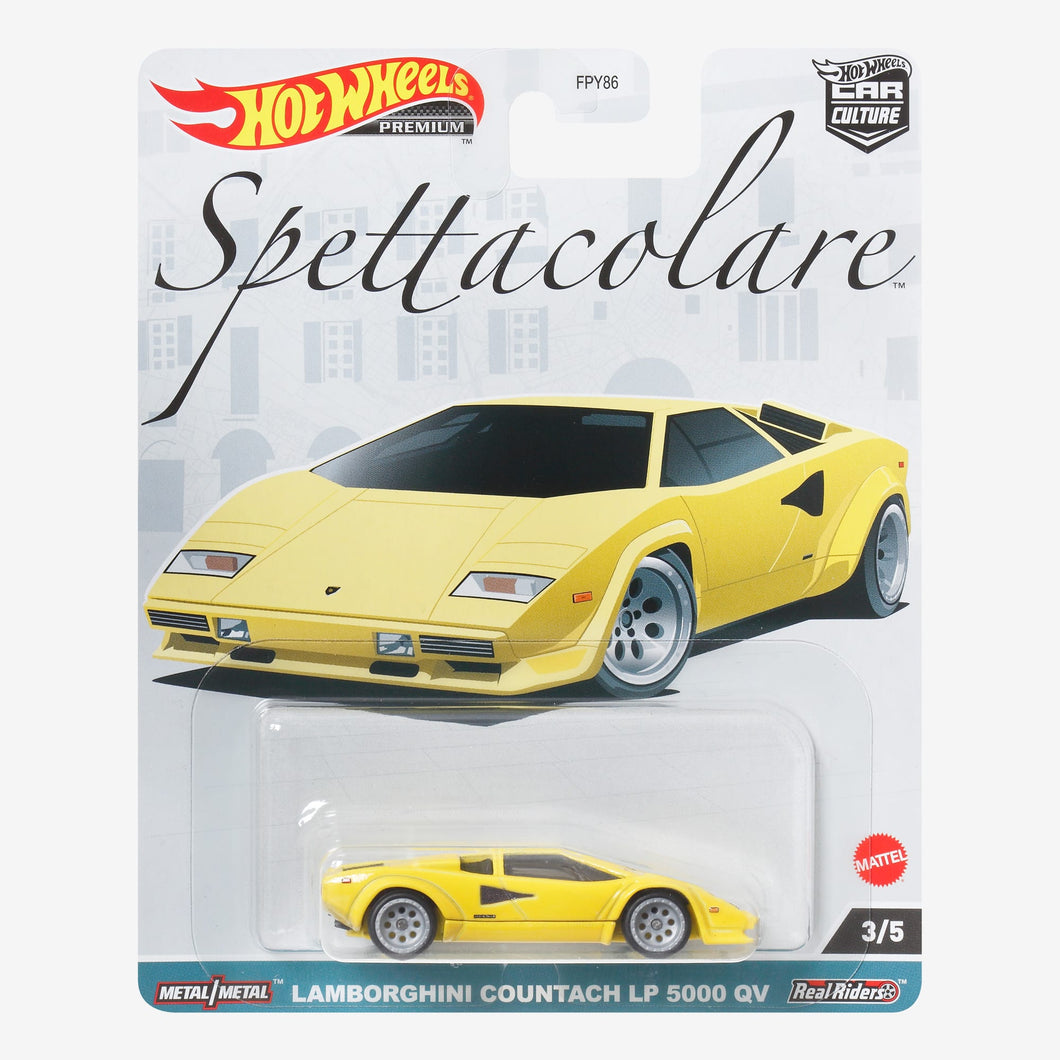 Lamborghini Countach LP 5000 QV - Spectacular 3/5 - Hot Wheels Car Culture Collection