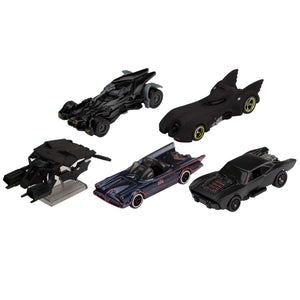 Hot Wheels Premium Batman Bundle: 5 Fan-Favorite Batmobiles