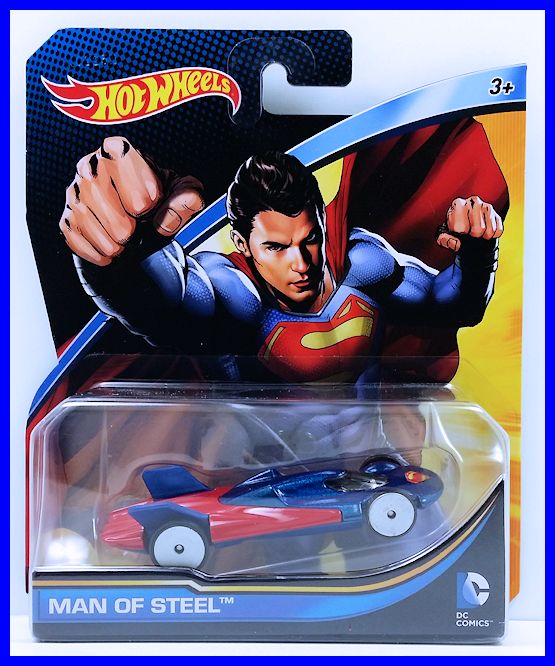 Hot Wheels Mattel Marvel DC Man Of Steel – Spielzeugauto Im Maßstab 1:64, Bunt & Dynamisch