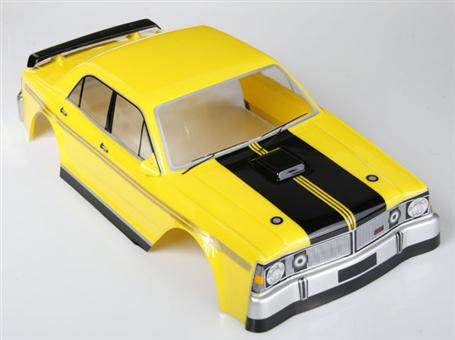 1:10 Yellow Glow Ford Falcon XY GTHO PHASE III Body Shell