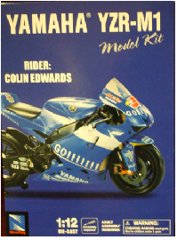 1:12 Yamaha YZR-M1 Model Kit (Rider: Colin Edwards)