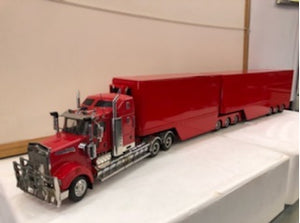 1:32 Kenworth T909 B Double (Red)