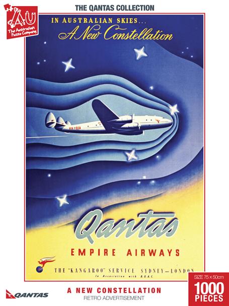 A New Constellation Retro Advertisement - Puzzle - Puzzle -The Qantas Collection - 1000pc