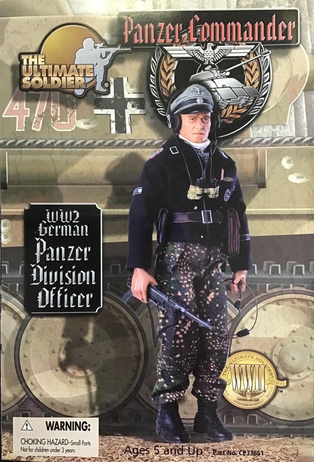 1:6 WW2 German Panzer Division Officer - Panzer Commander