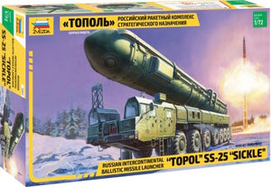 1:72 Russian Intercontinental Ballistic Missile Launcher “Topol” SS-25 “Sickle”