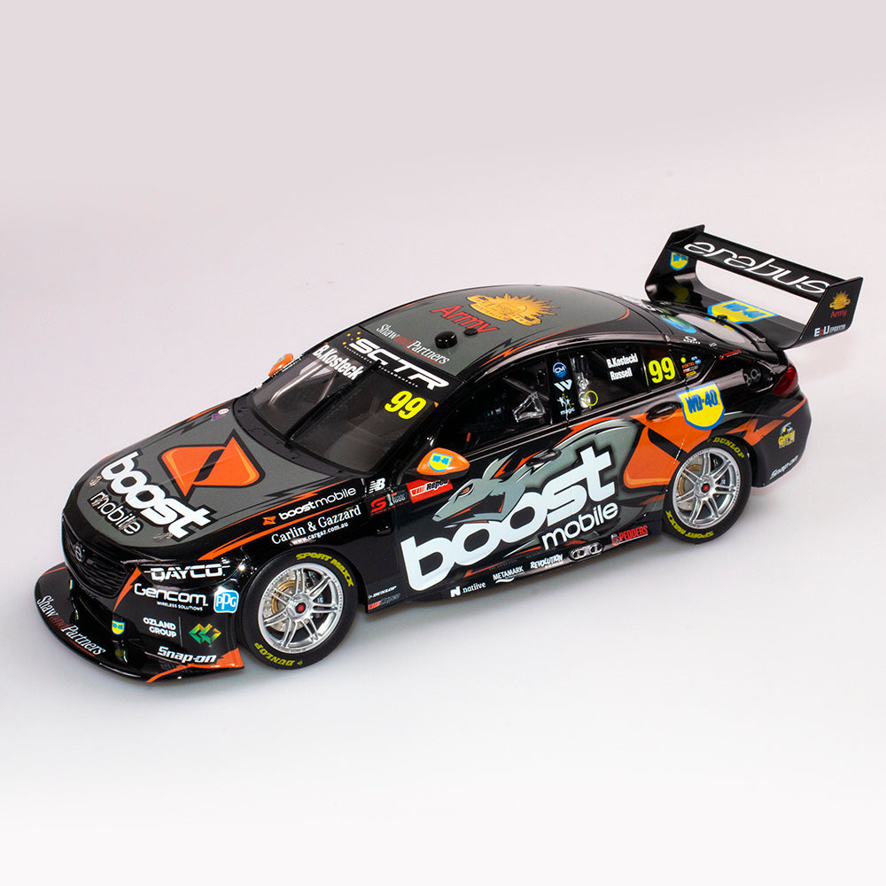 1:18 Erebus Boost Mobile Racing #99 Holden ZB Commodore - 2021 Repco Bathurst 1000 3rd Place Brodie Kostecki/David Russell
