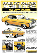 Load image into Gallery viewer, 1:18 Ford Falcon XY Falcon Phase 3 GT-HO Yellow Ochre

