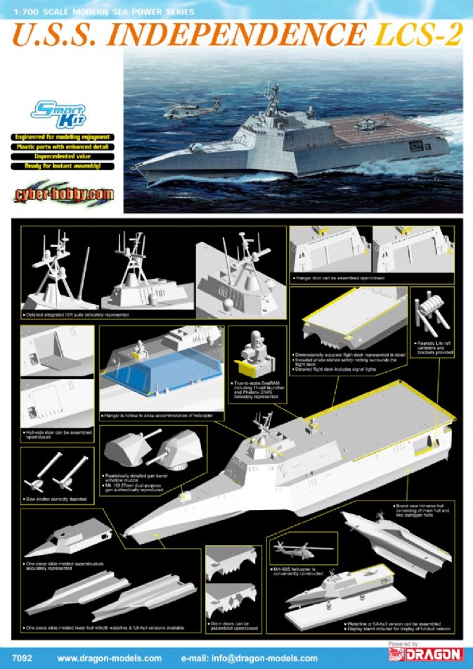 1:170 U.S.S. Independence LCS-2