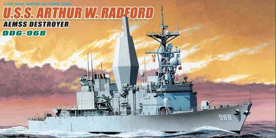 1:170 U.S.S. Arthur W. Radford Aemss Destroyer DDG-968