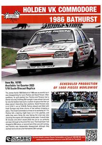 1:18 Holden VK Commodore 1986 Bathurst