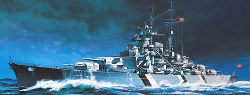1:800 German Battleship Tirpitz