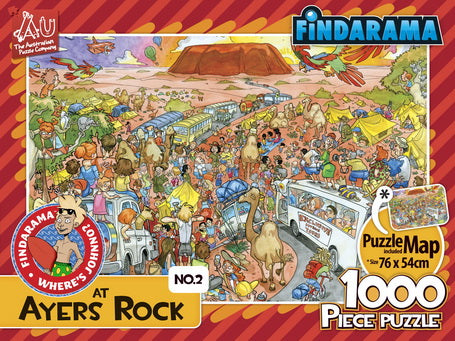 Findarama - Where is Johnno at Ayers Rock 1000pc