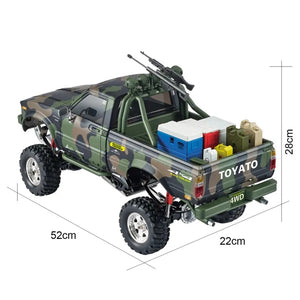 1:10 4WD Off-Road Middle East 4x4 Pick Up - Green