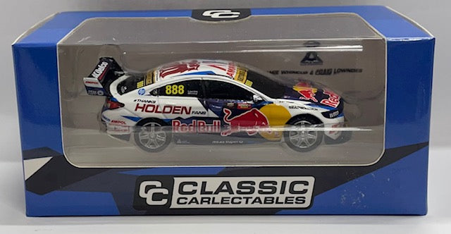 1:64 Jamie Whincup & Craig Lowndes Final Holden Factory Supercar Red Bull Holden Racing Team Holden ZB Commodore