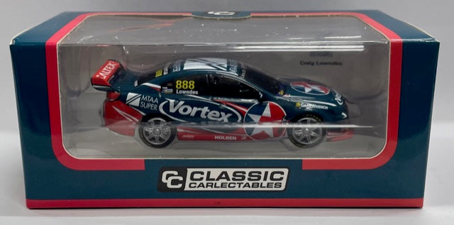 1:64 Craig Lowndes 251 Race Starts Year 2016 Team Vortex Holden VF Commodore