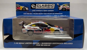 1:43Jamie Whincup & Craig Lowndes Final Holden Factory Supercar Red Bull Holden Racing Team Holden ZB Commodore