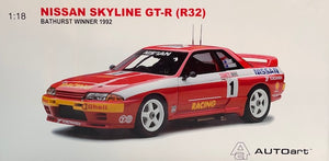 1:18 Nissan Skyline R32 1992 Bathurst Winner Skaife - Richards Autoart