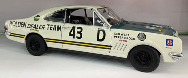 1:18 Holden HT Monaro 1969 Bathurst Winner Peter Brock 43D Classic Autoart