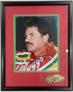 Terry Labonte Officially Signed Promotional NASCAR Photograph - Red Boarder