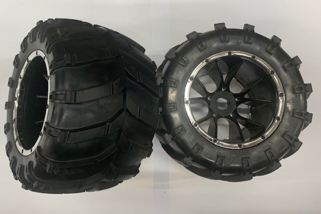 1:5 Monster Truck Wheel and Tyre Pair - Complete