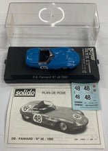 Load image into Gallery viewer, 1:43 Solido Retro Le Mans - DB Panhard #48 - 1960
