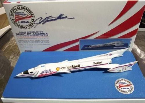 Craig Breedlove's Spirit of America Land Speed Record Jet Car Diecast Model