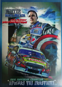 Mark Winterbottom 2015 Supercar Champion A3 Poster