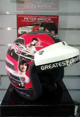 Peter Brock World's Greatest Touring Driver Commemorative Helmet Full Size