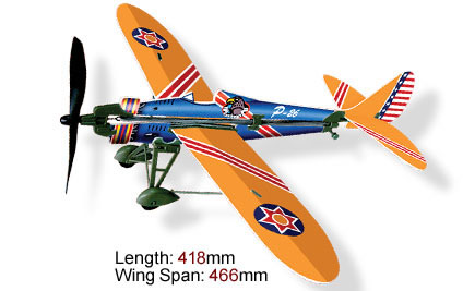 Rubber Band Powered History Monoplanes P-26