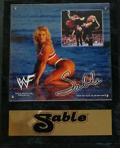 Sable - Official Promotional WWF Photograph  11" x 9"