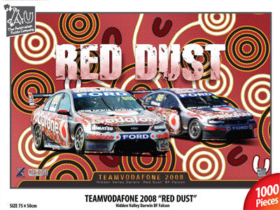 Team Vodafone 2008 Red Dust BF Falcon, 1000pc