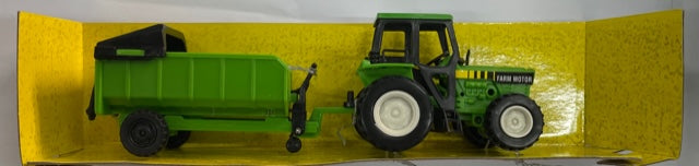 Country Life Farm Tractor (Green with trailer)