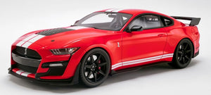 1:18 2020 Mustang Shelby GT500 - Race Red with White Stripes